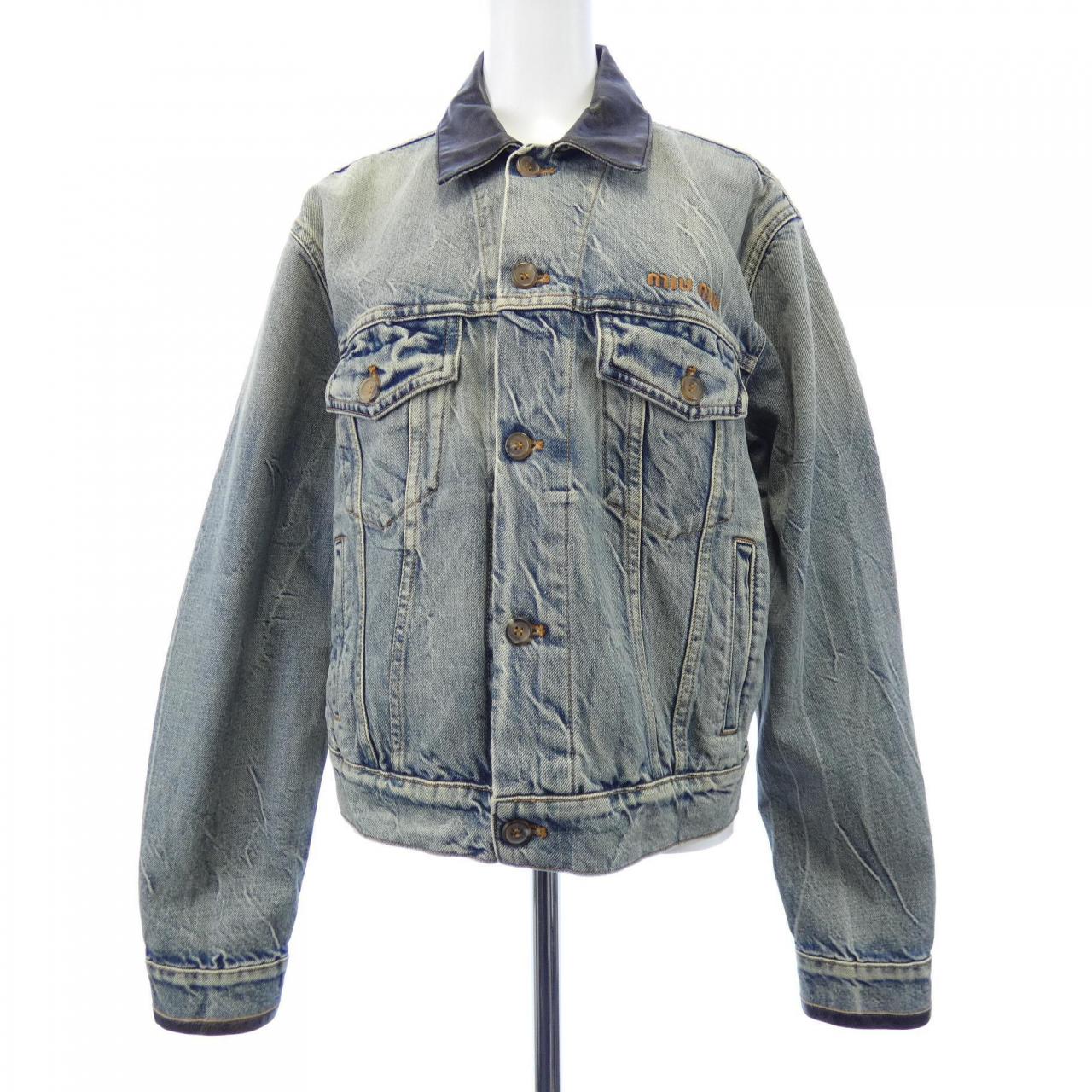 ミュウミュウ MIU MIU GWB273 SOOO 175S デニムジャケット