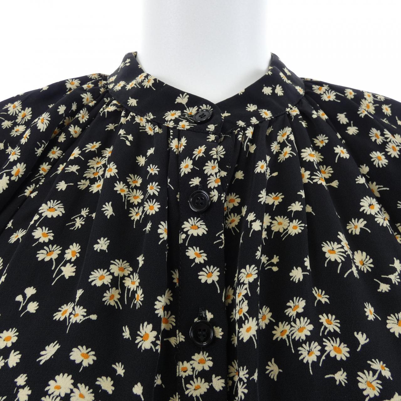 セリーヌ CELINE フォークボタンプラケット付きミディドレス 2R091564D ワンピース