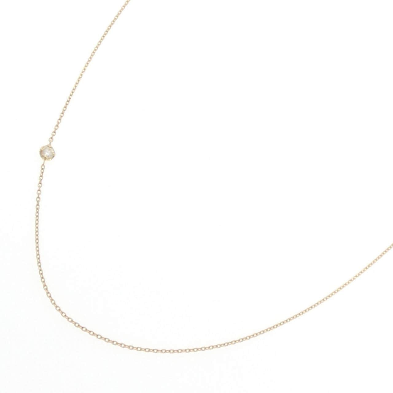 K18YG ダイヤモンド ネックレス 0.03CT