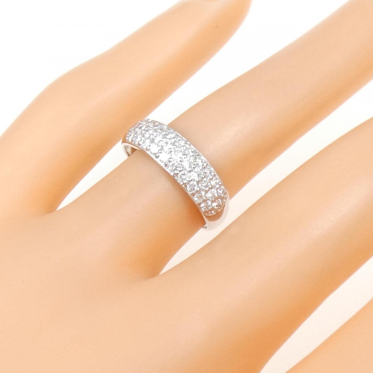 PT900 パヴェ ダイヤモンド リング 0.50CT