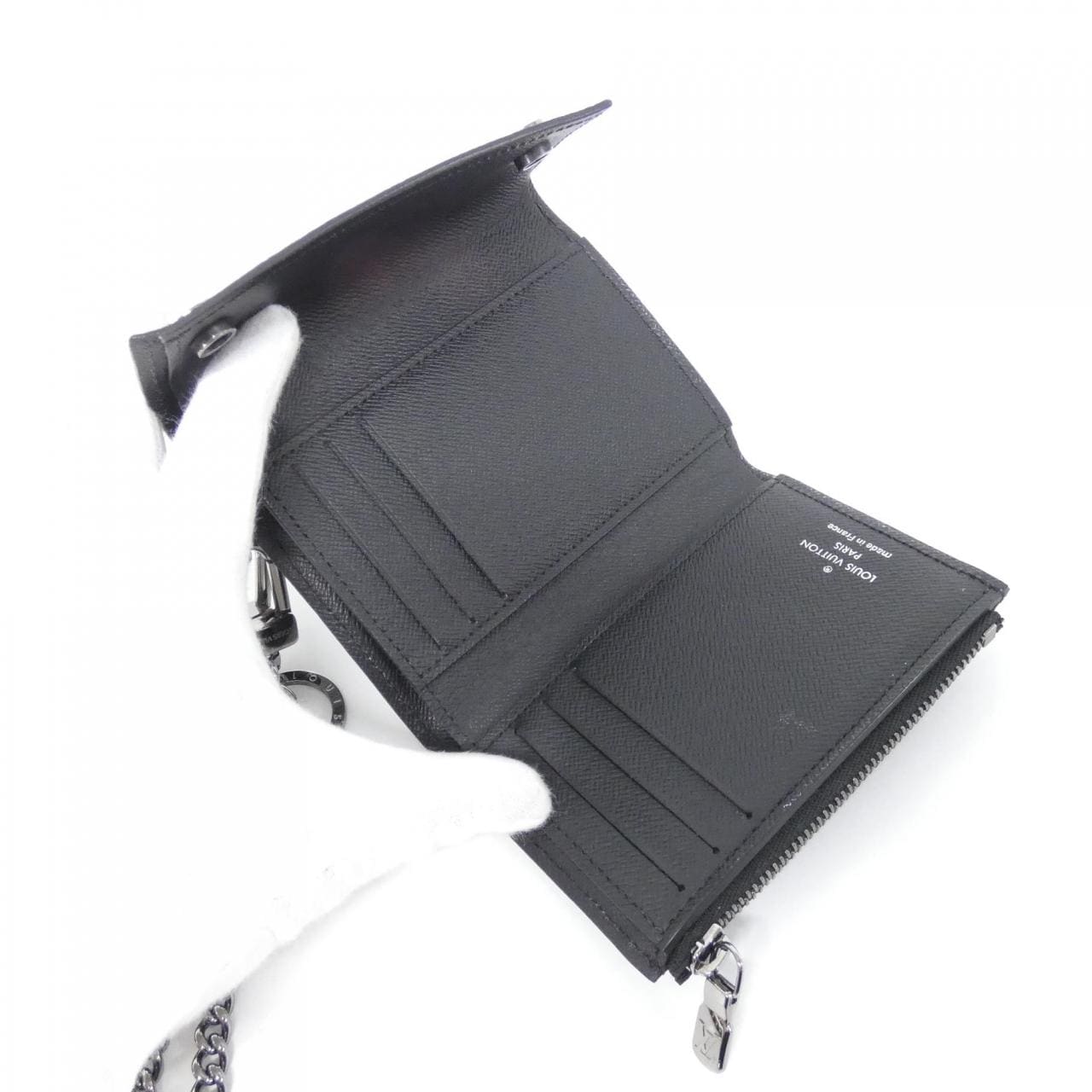 ルイヴィトン モノグラム エクリプス チェーン コンパクト ウォレット M63510 財布