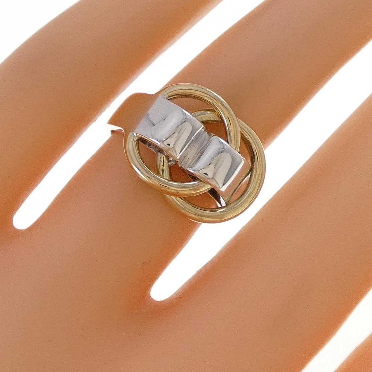 【ヴィンテージ】エルメス ドゥザノーリング リング