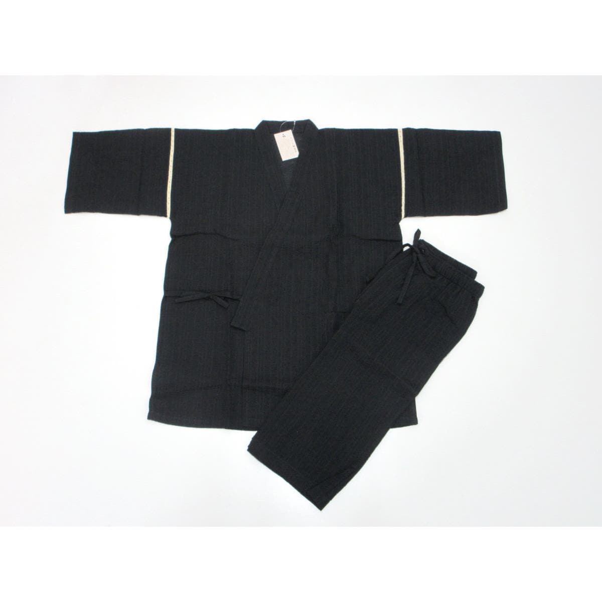 【新品】男物　甚平　しじら織　Ｌサイズ