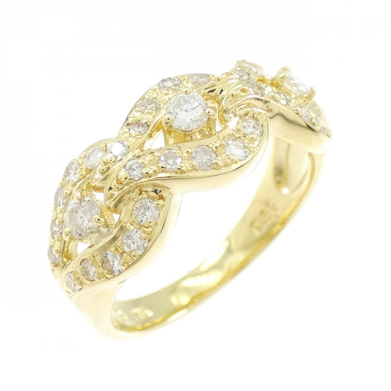 K18YG ダイヤモンド リング 0.53CT