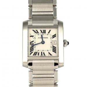 カルティエ タンクフランセーズMMデイト W51011Q3 SS クォーツ