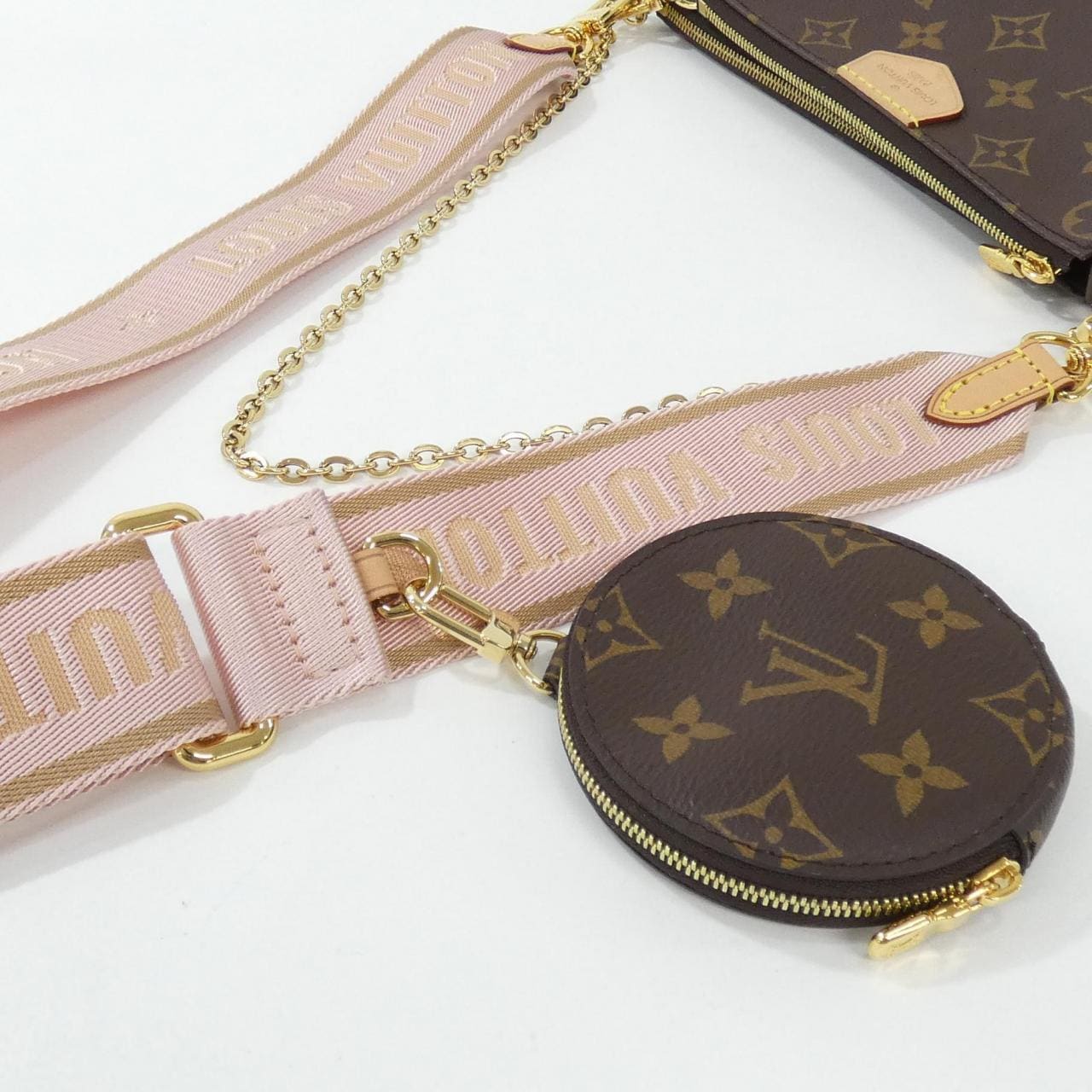 ルイヴィトン モノグラム ミュルティ ポシェット アクセソワール M44840 ショルダーバッグ