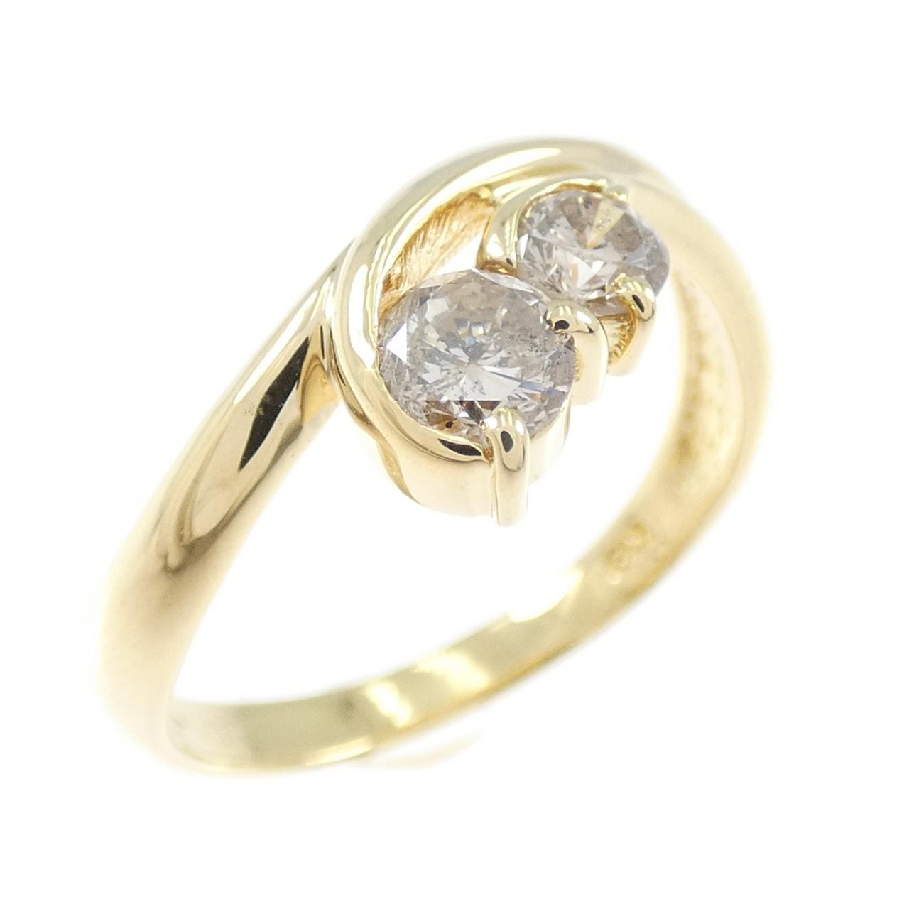 K18YG ダイヤモンド リング 0.50CT