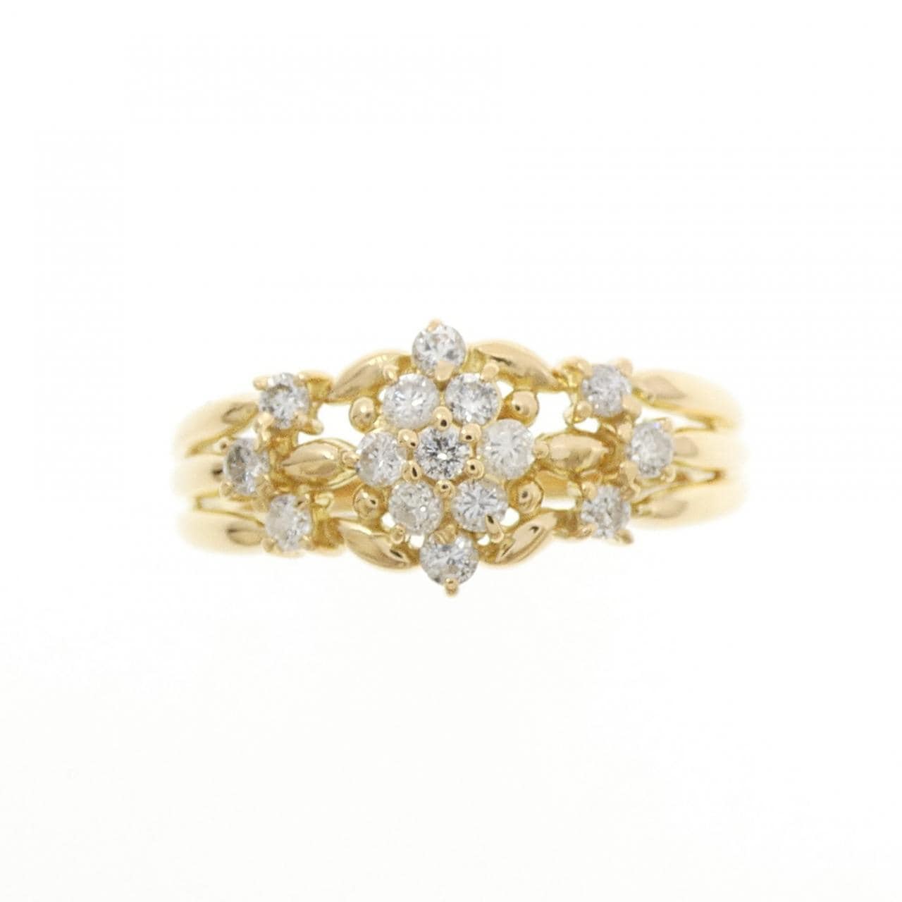 K18YG ダイヤモンド リング 0.31CT