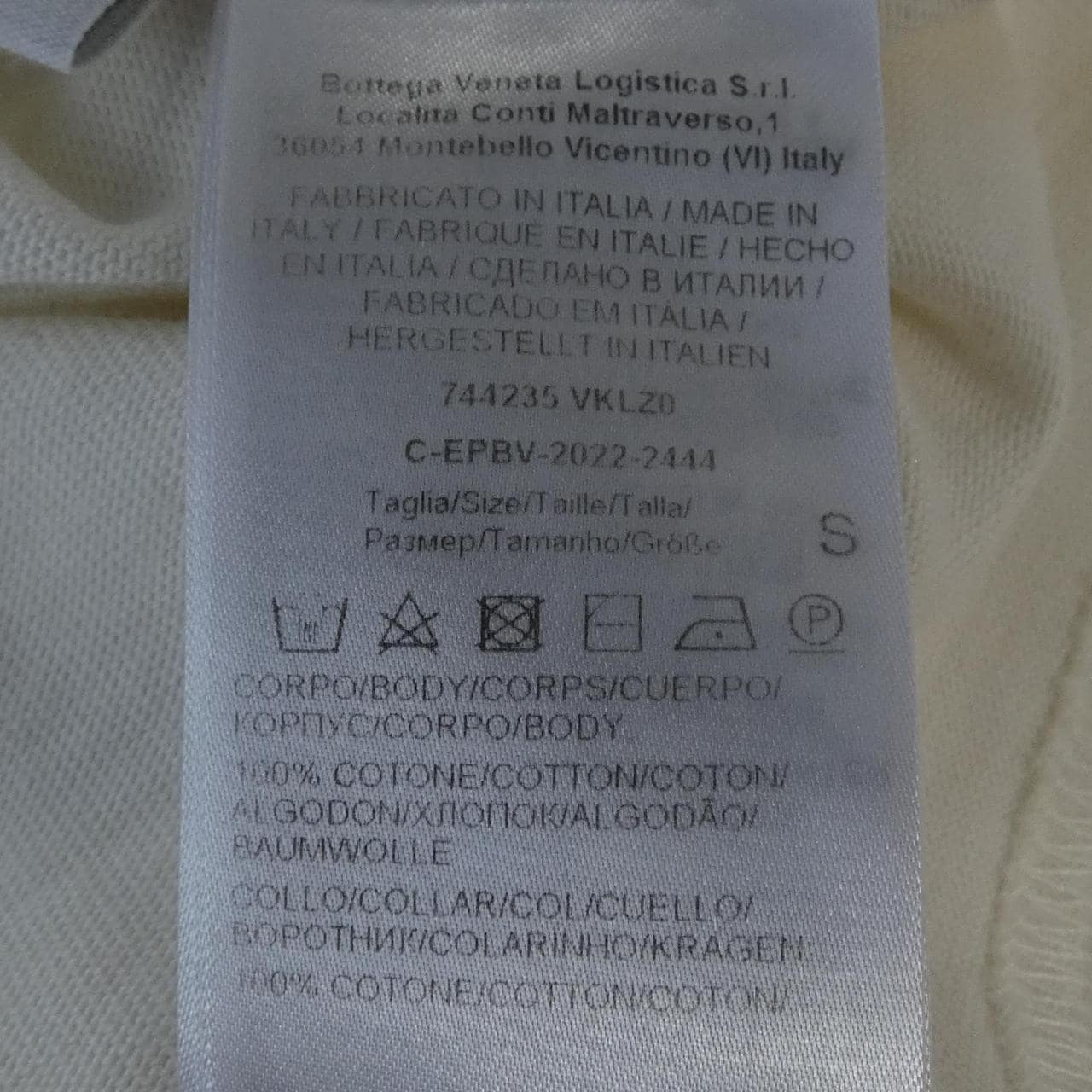 ボッテガヴェネタ BOTTEGA VENETA 744235 VKLZ0 Tシャツ