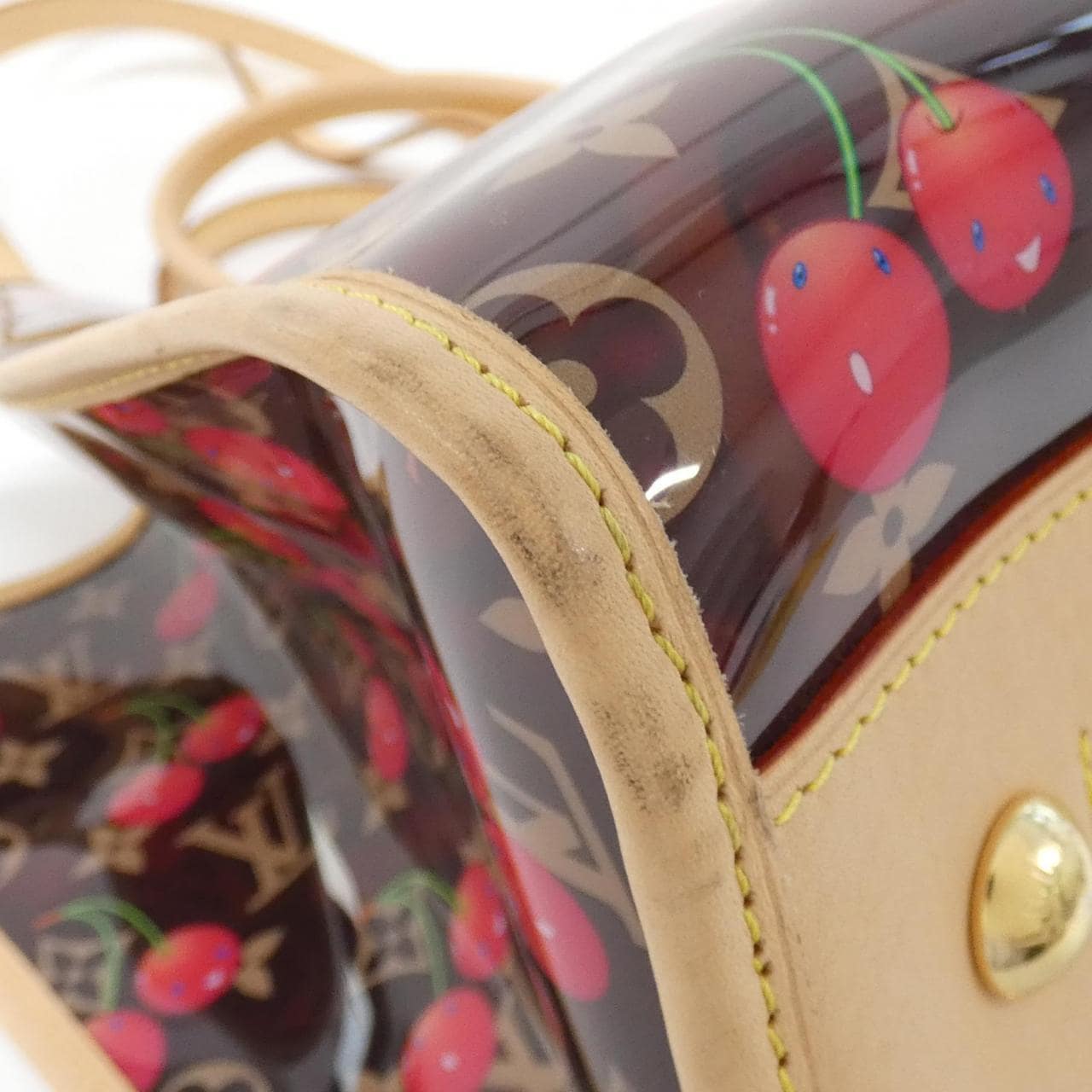 ルイヴィトン モノグラムチェリー(LV×TM） オンザゴー GM M14306 バッグ