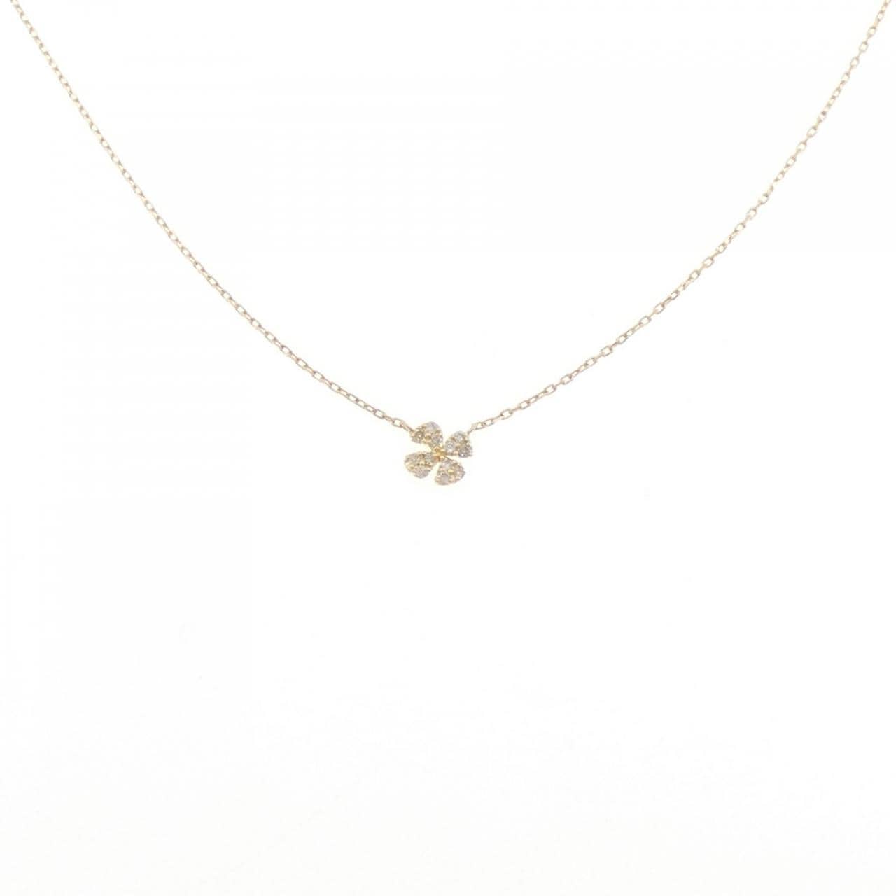 アガット ダイヤモンド ネックレス 0.05CT