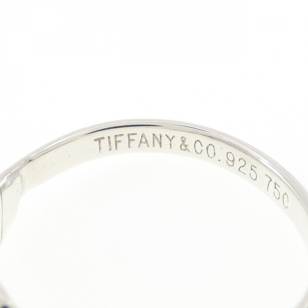 [vintage] TIFFANY扁線愛結戒指