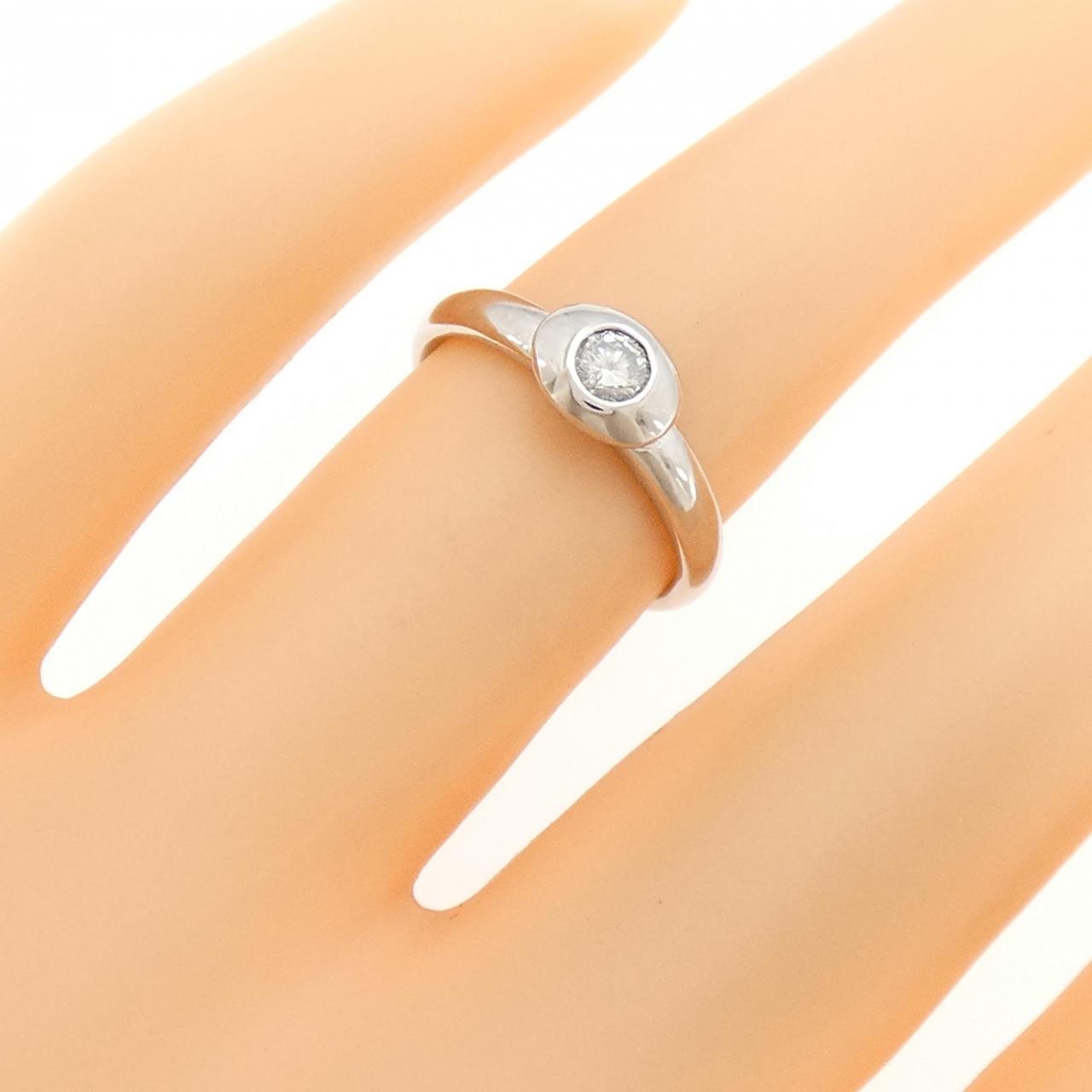 PT ソリティア ダイヤモンド リング 0.16CT