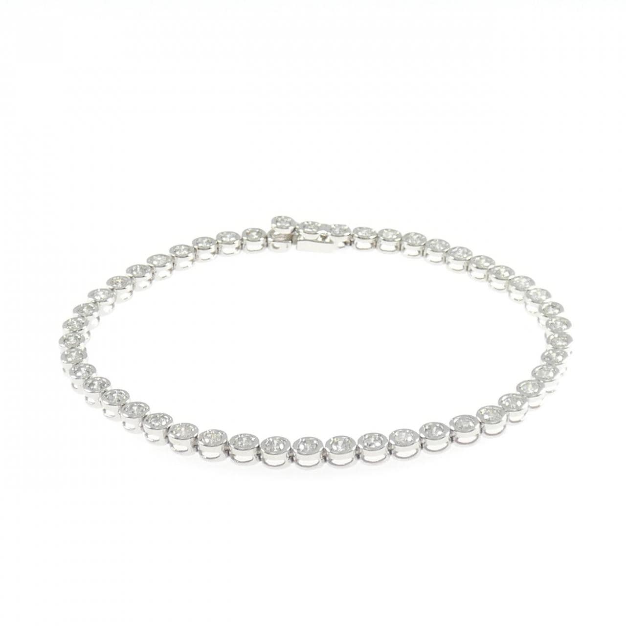 PT900 ダイヤモンド ブレスレット 2.03CT
