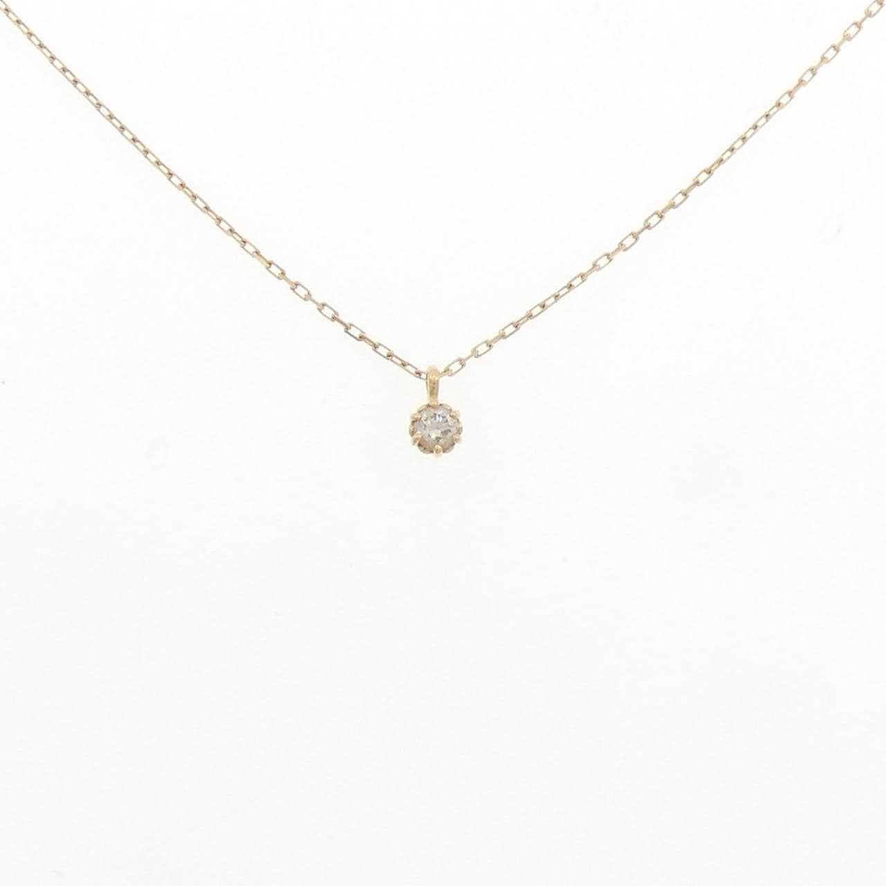 アガット ダイヤモンド ネックレス 0.05CT