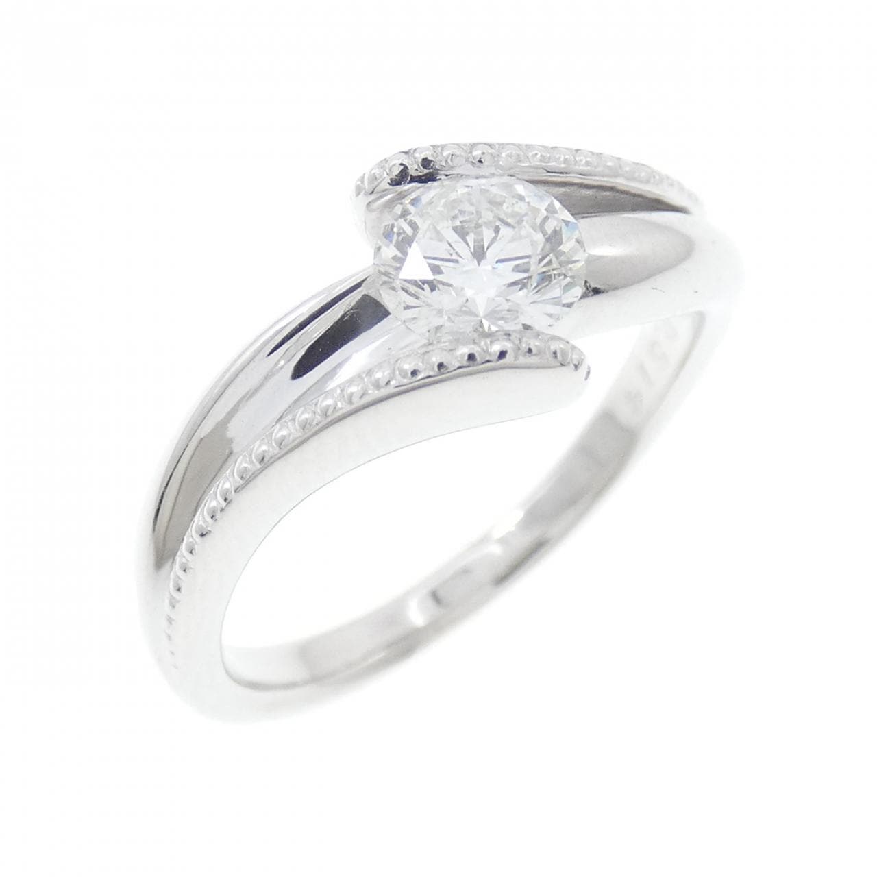 K18WG ダイヤモンド リング 0.514CT
