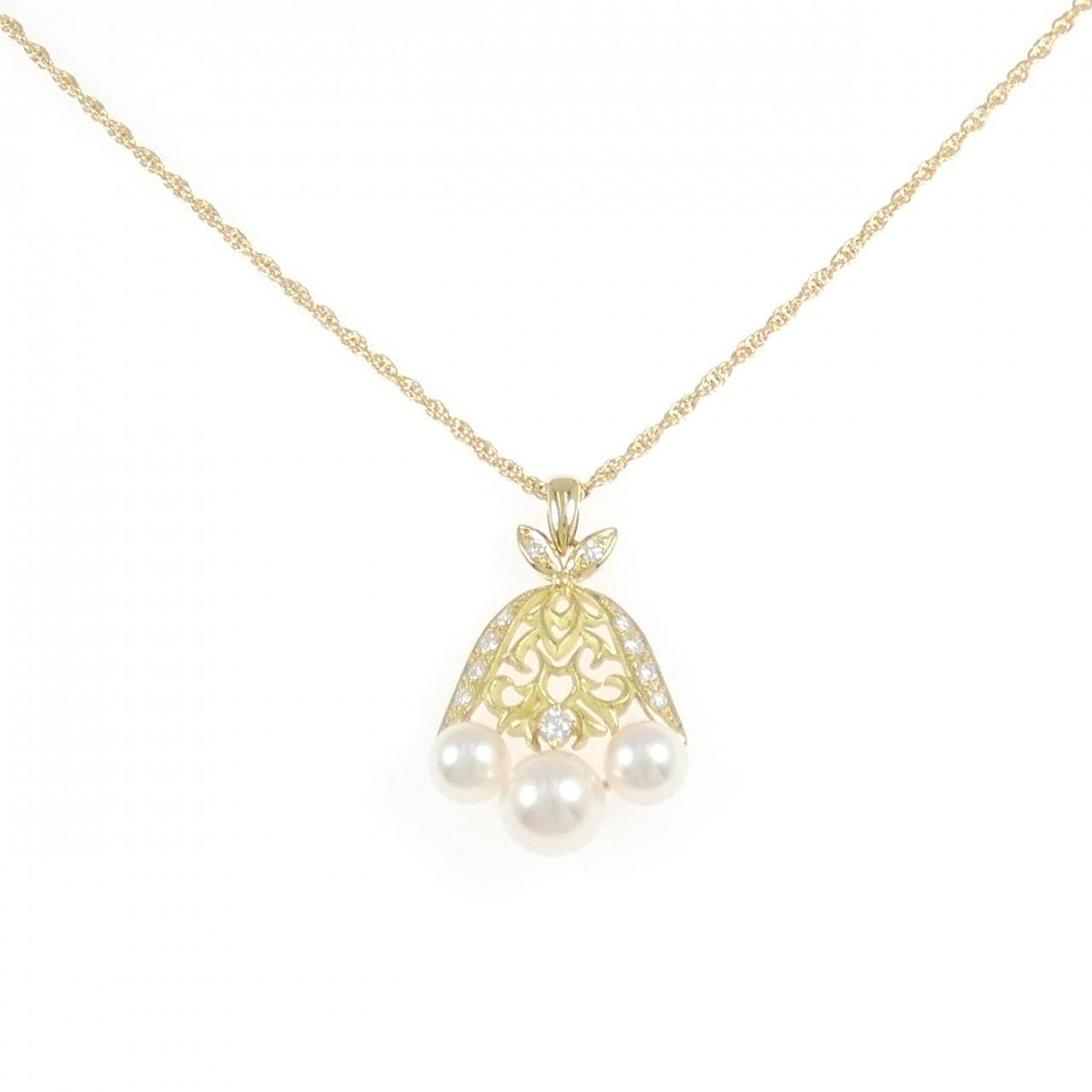 K18YG アコヤパール ネックレス