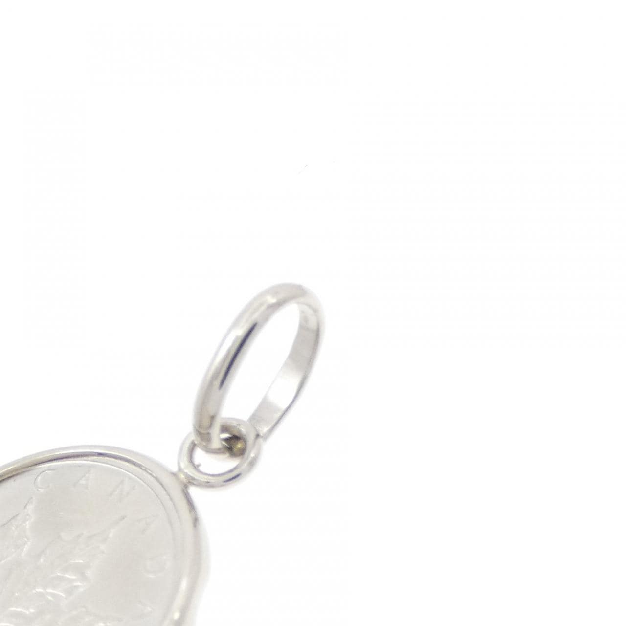 PT900(枠) コイン ペンダント