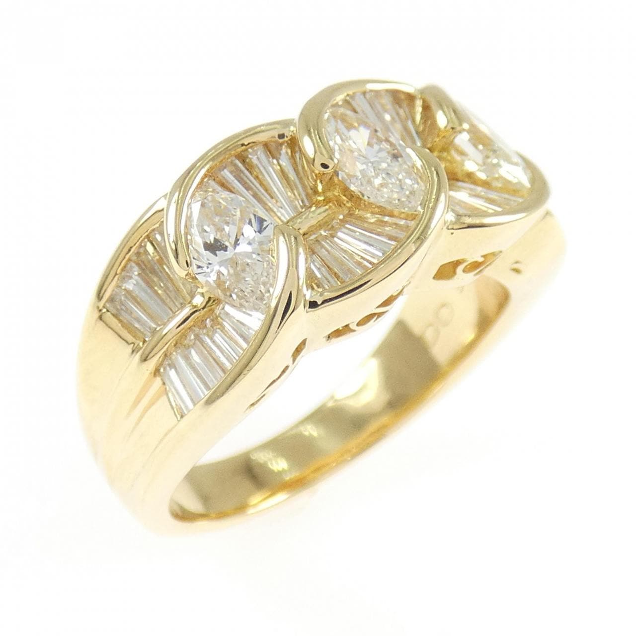 K18YG ダイヤモンド リング 0.88CT