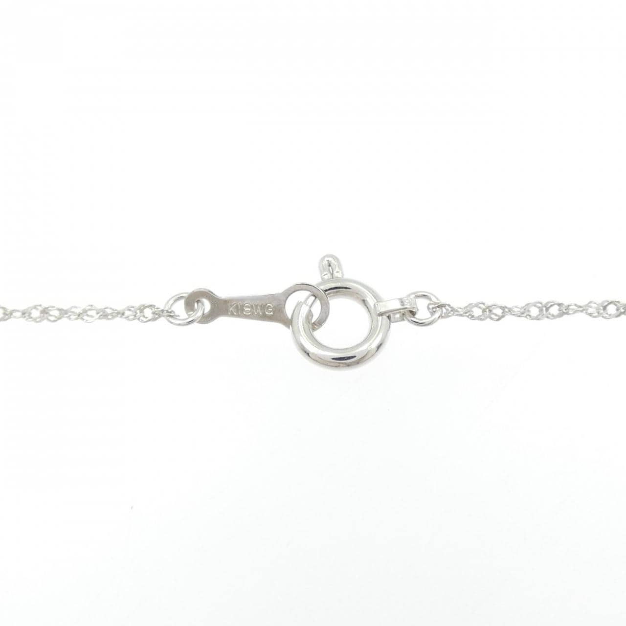 K18WG ダイヤモンド ネックレス 0.17CT
