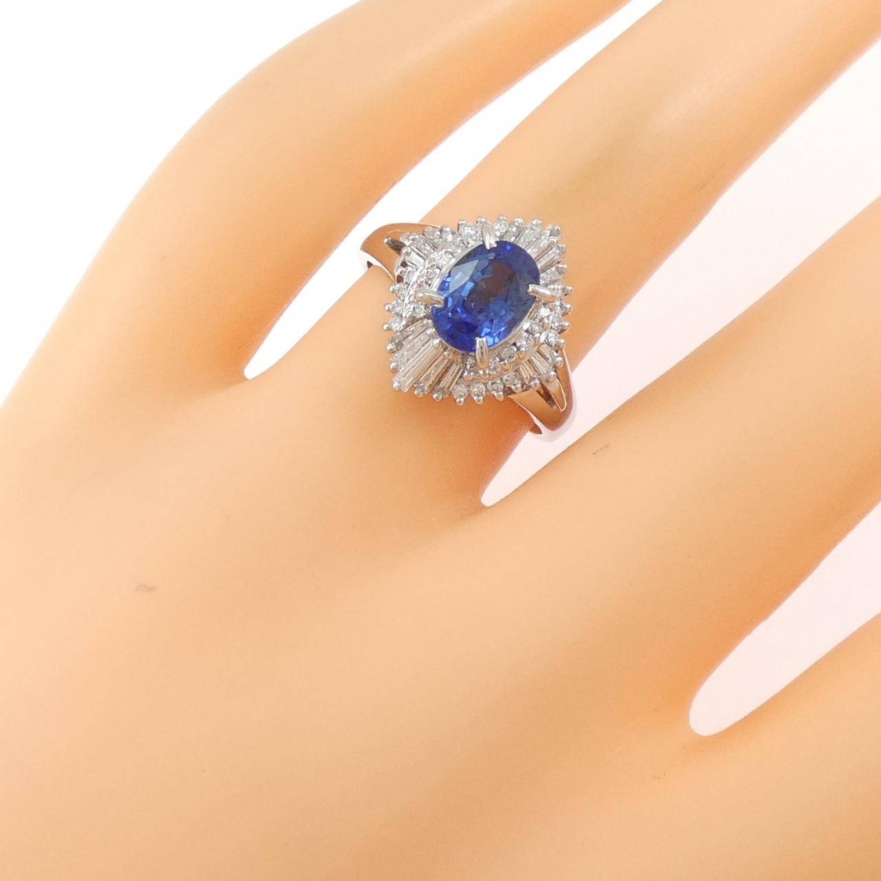 PT900 サファイヤ リング 1.47CT