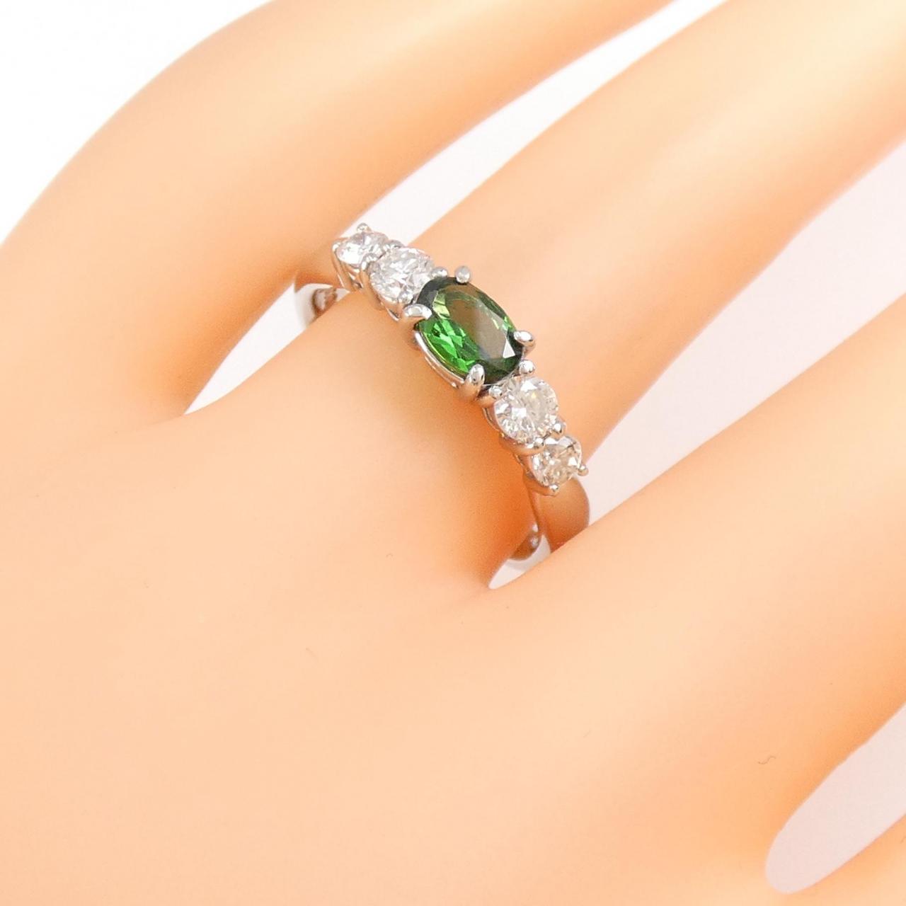 コメ兵｜PT グリーンガーネット リング 0.42CT｜ジュエリー｜リング