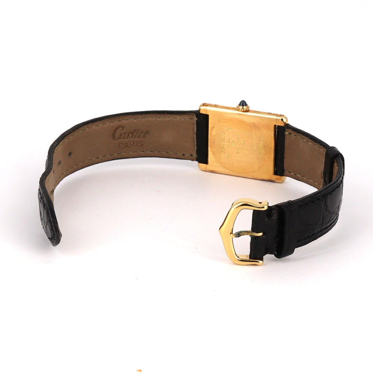 【ノーメンテナンス還元価格】カルティエ タンクLC LM YG W1504853 YG 手巻