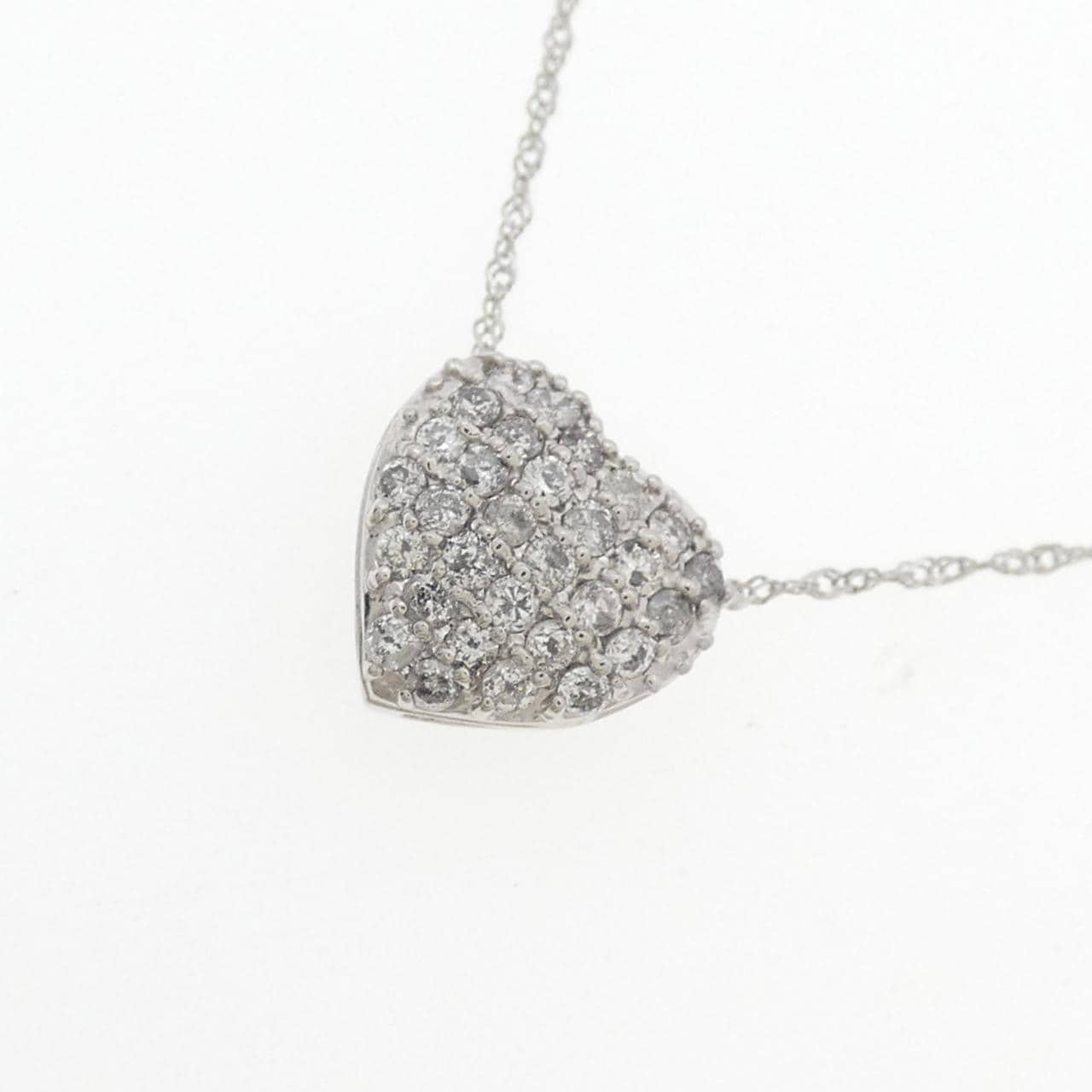 PT900/PT850 Heart Pave Diamond Necklace 0.3CT