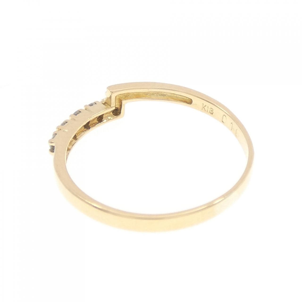 K18YG ダイヤモンド リング 0.10CT