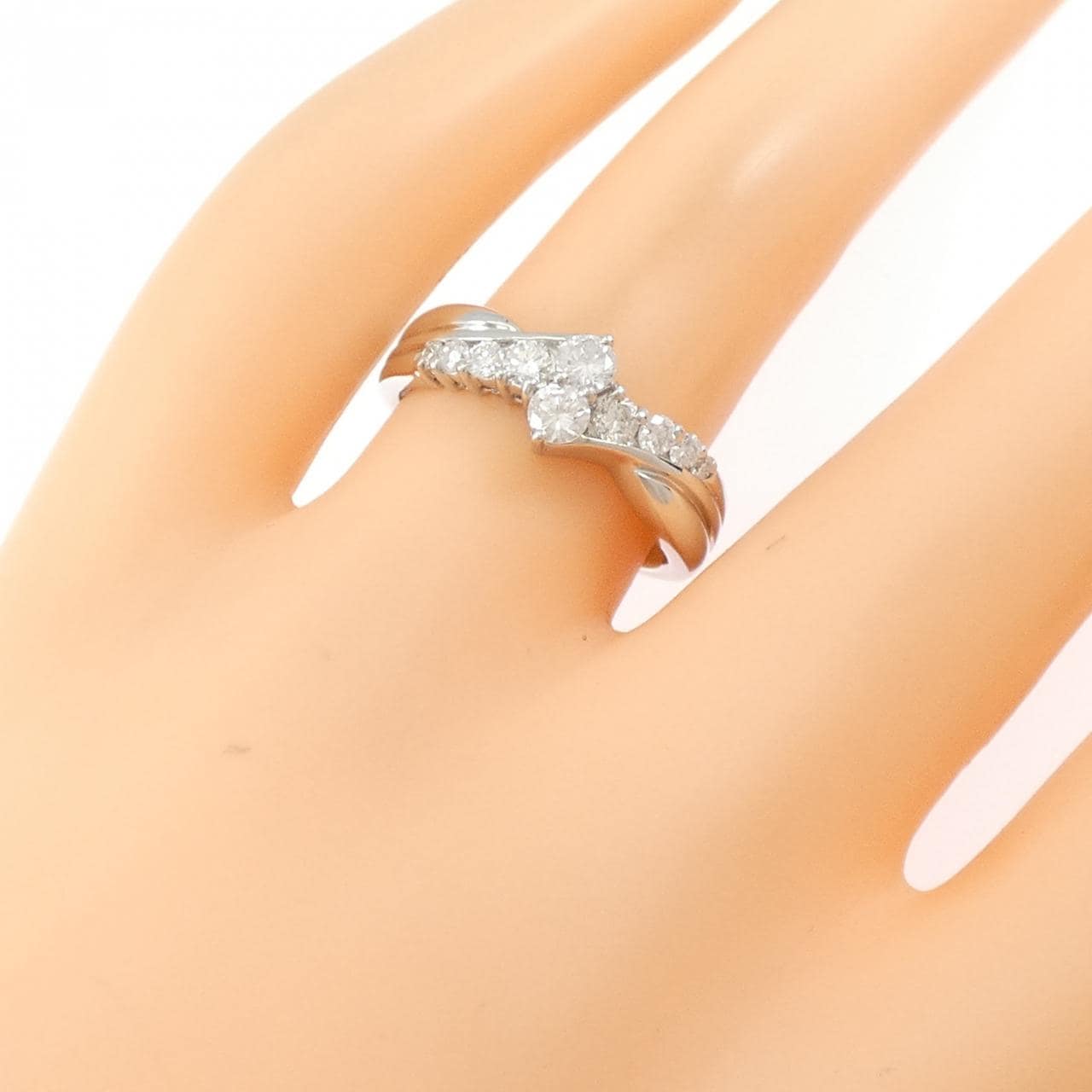 PT900 ダイヤモンド リング 0.51CT