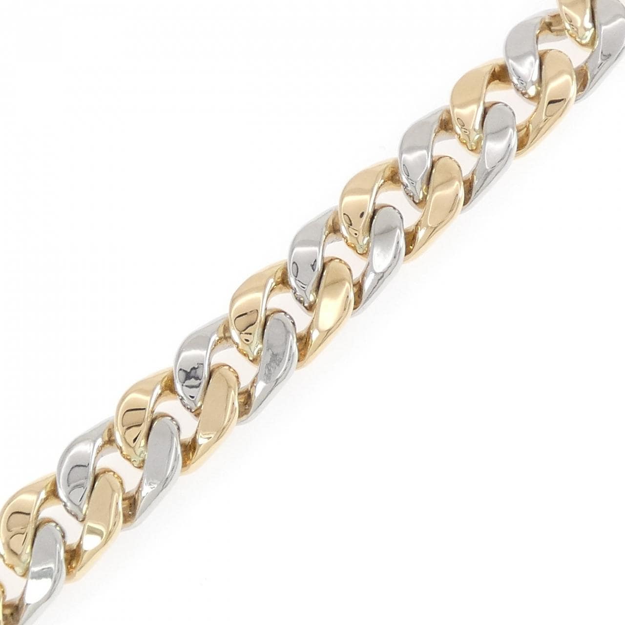 K18YG/PT850 ダイヤモンド キヘイ ブレスレット 1.54CT 20cm
