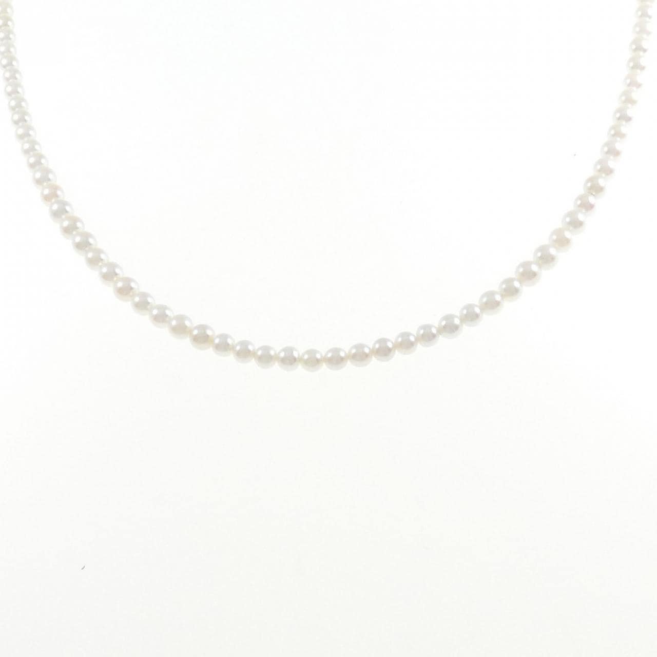 K14WG Akoya pearl necklace 3.0-3.5mm