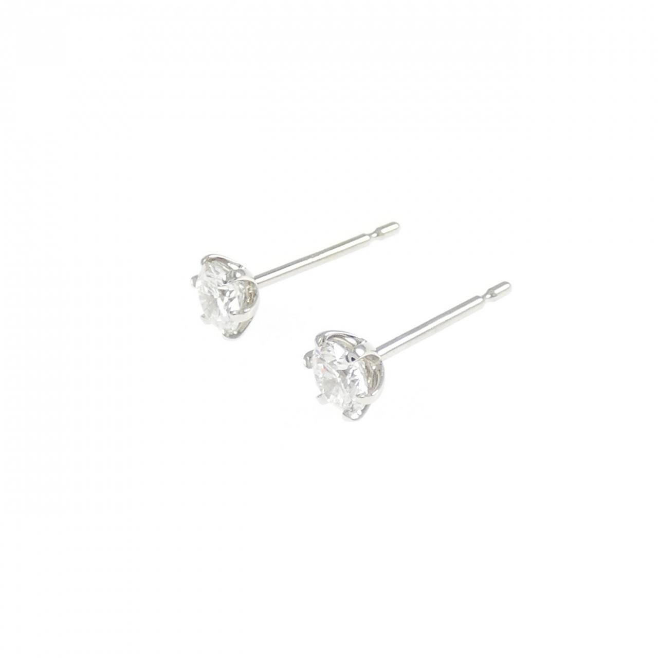 【リメイク】PT900/ST ダイヤモンド ピアス 0.211CT 0.233CT D VS1-2 EXT-VG