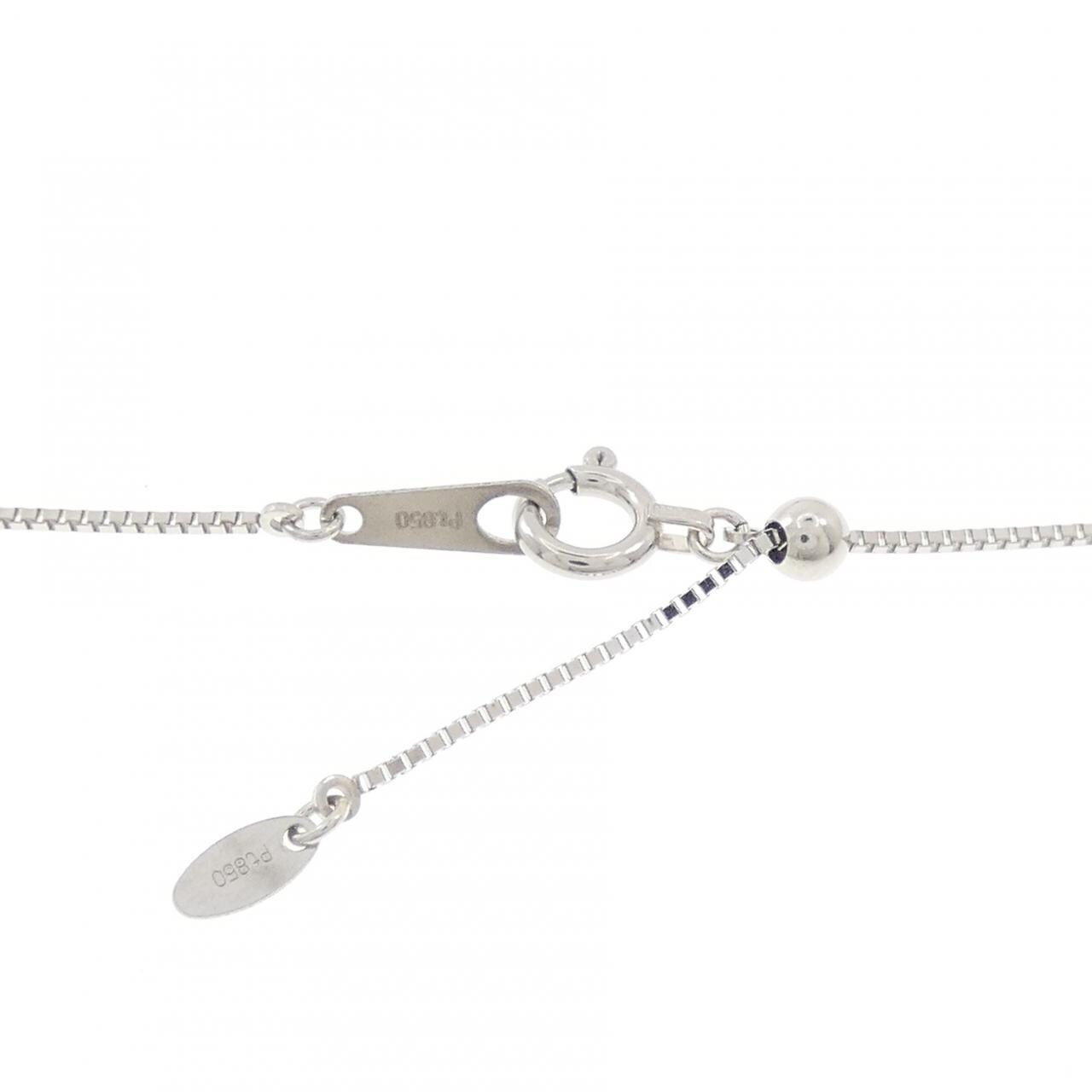PT900/PT850 エメラルド ネックレス 0.82CT