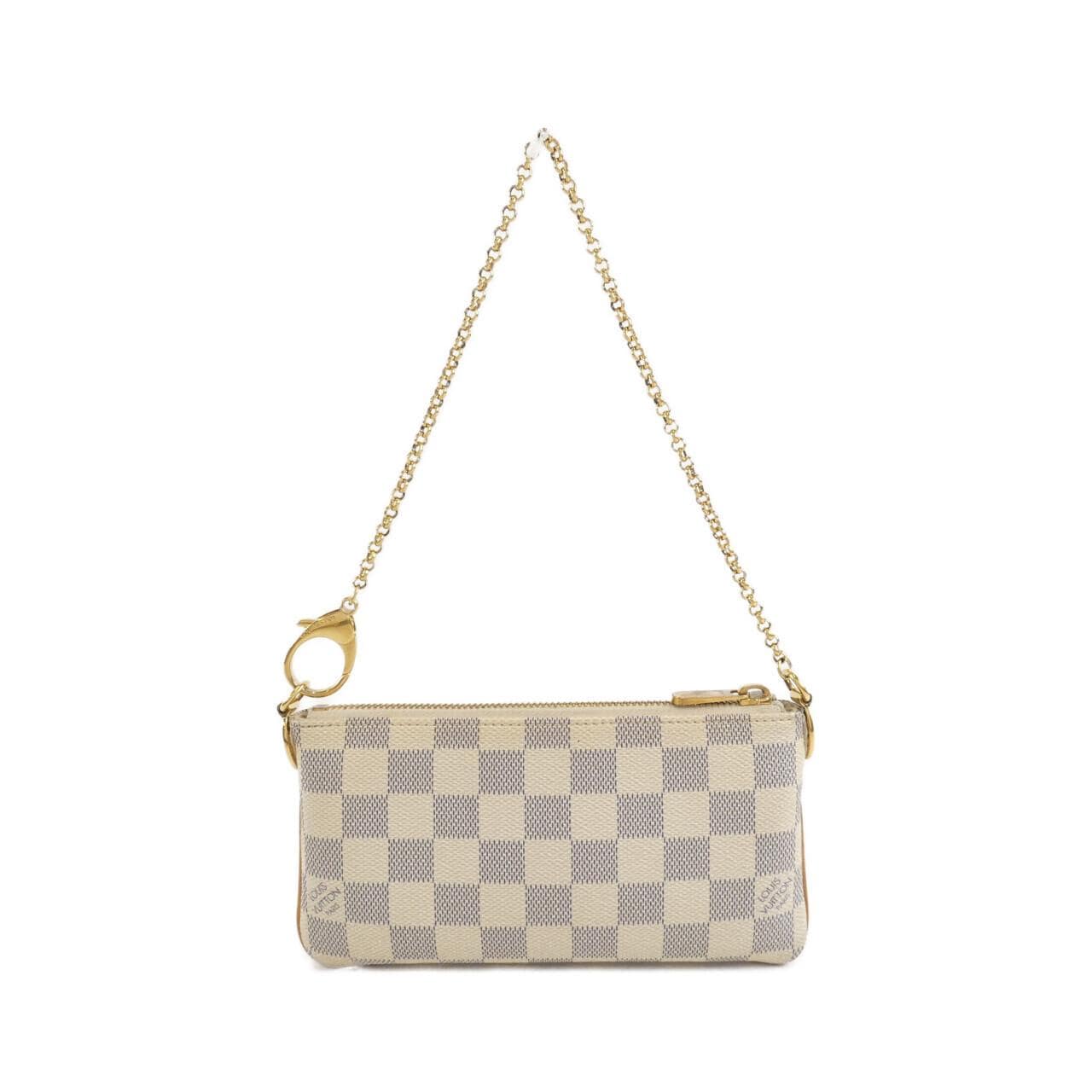 ルイヴィトン ダミエ アズール ポシェット ミラ MM N60027 アクセサリーポーチ