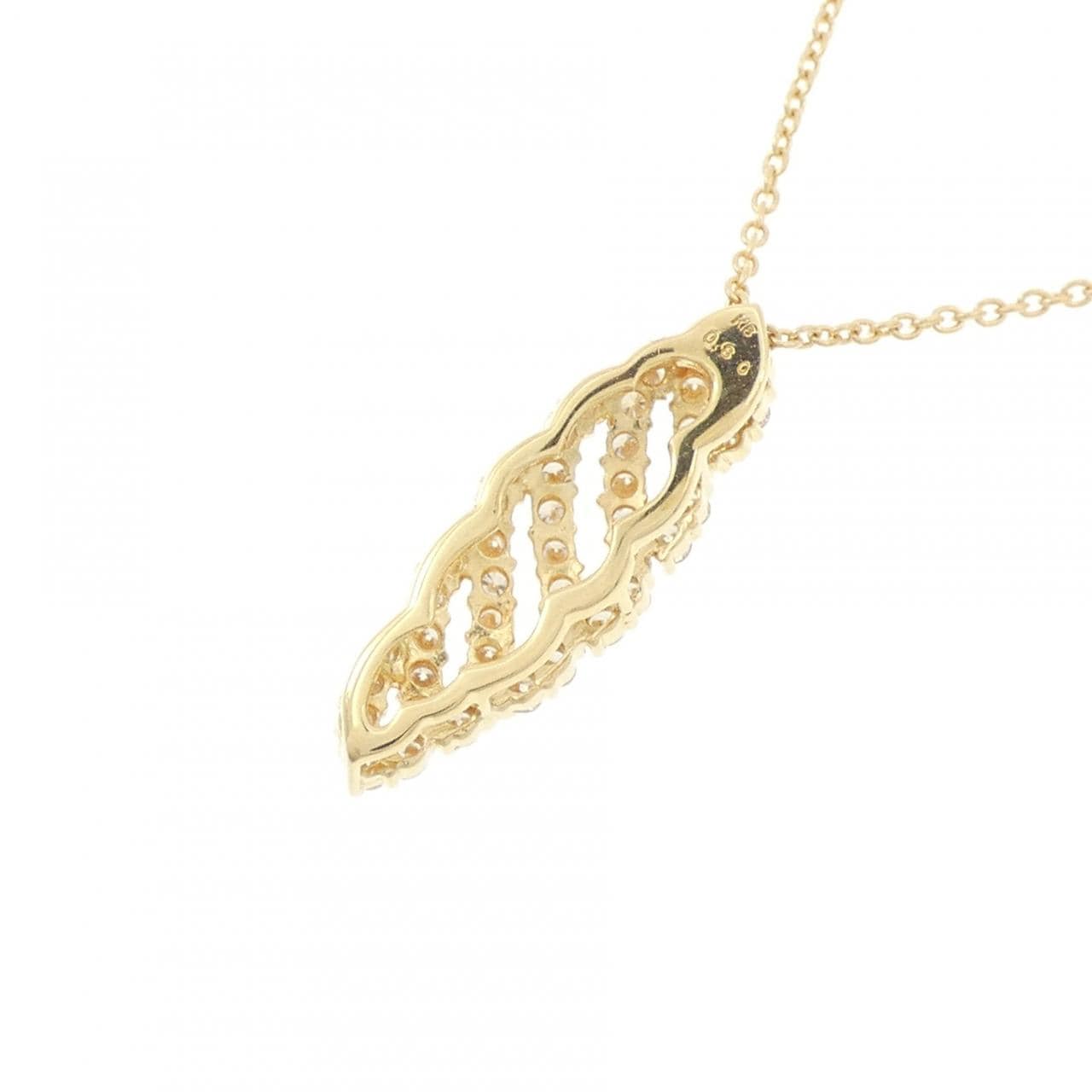 K18YG ダイヤモンド ネックレス 0.80CT