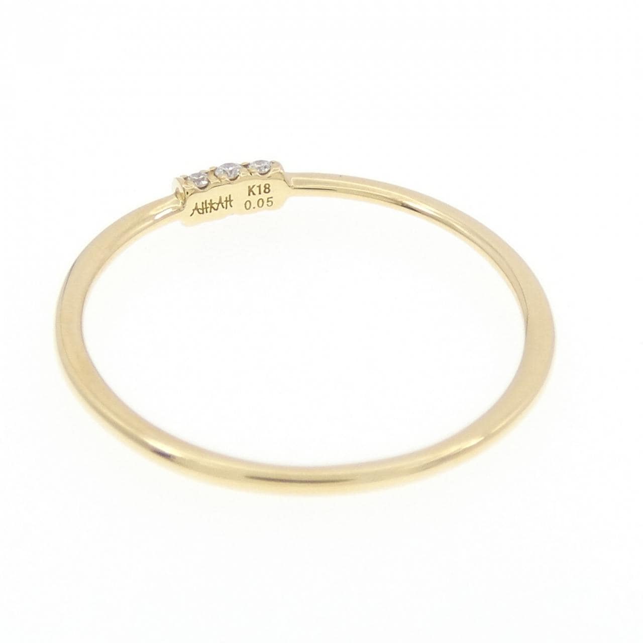 アーカー ホワイトナイトファイン リング 0.05CT
