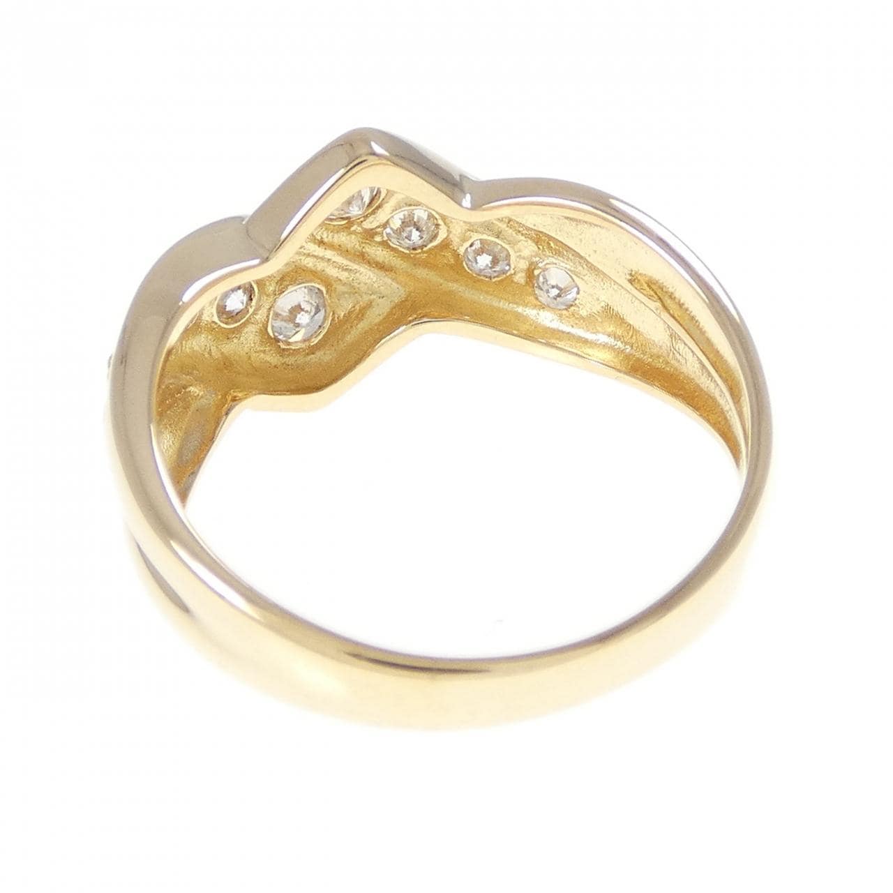 K18YG ダイヤモンド リング 0.30CT