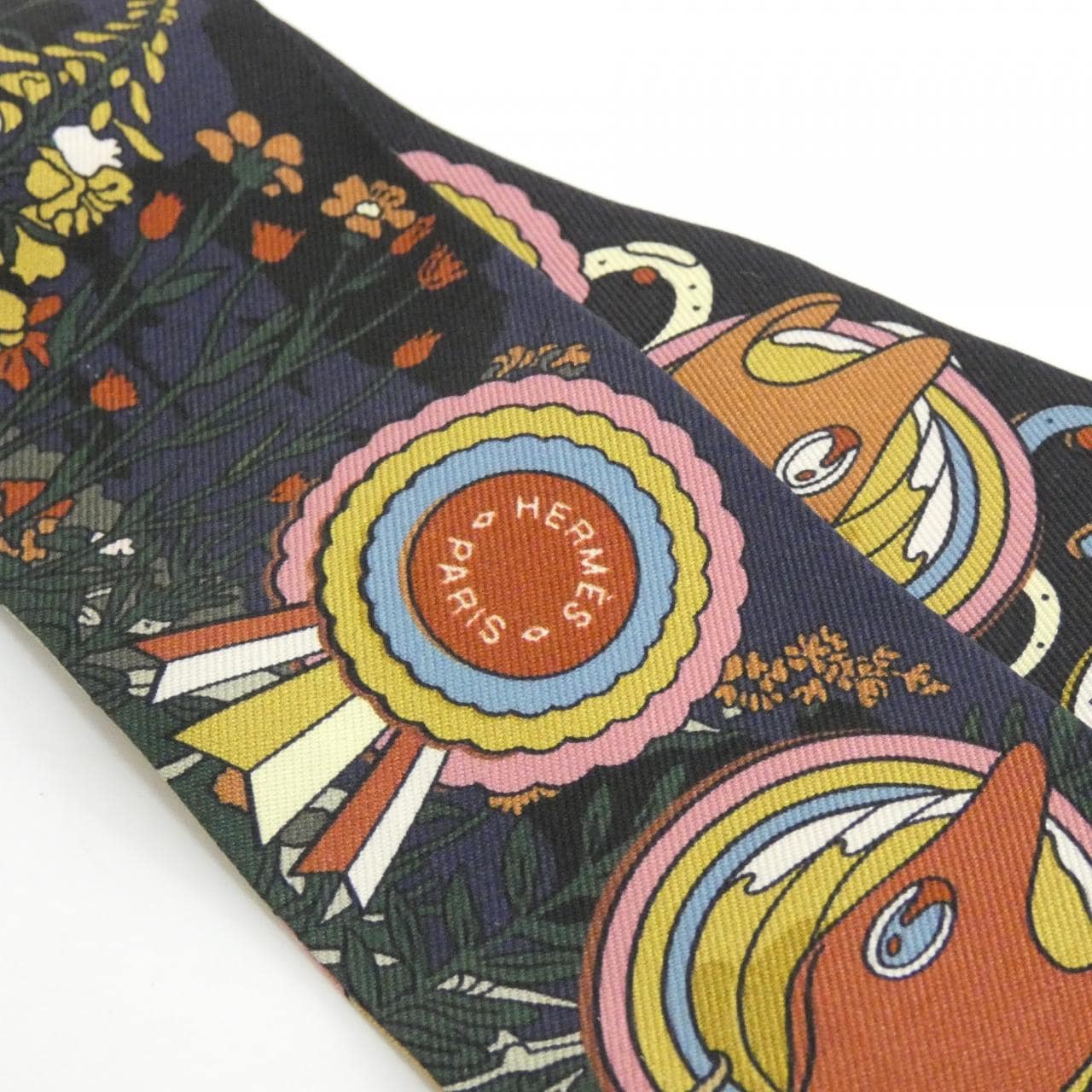 エルメス PONY PIT STOP ツイリー 064207S スカーフ