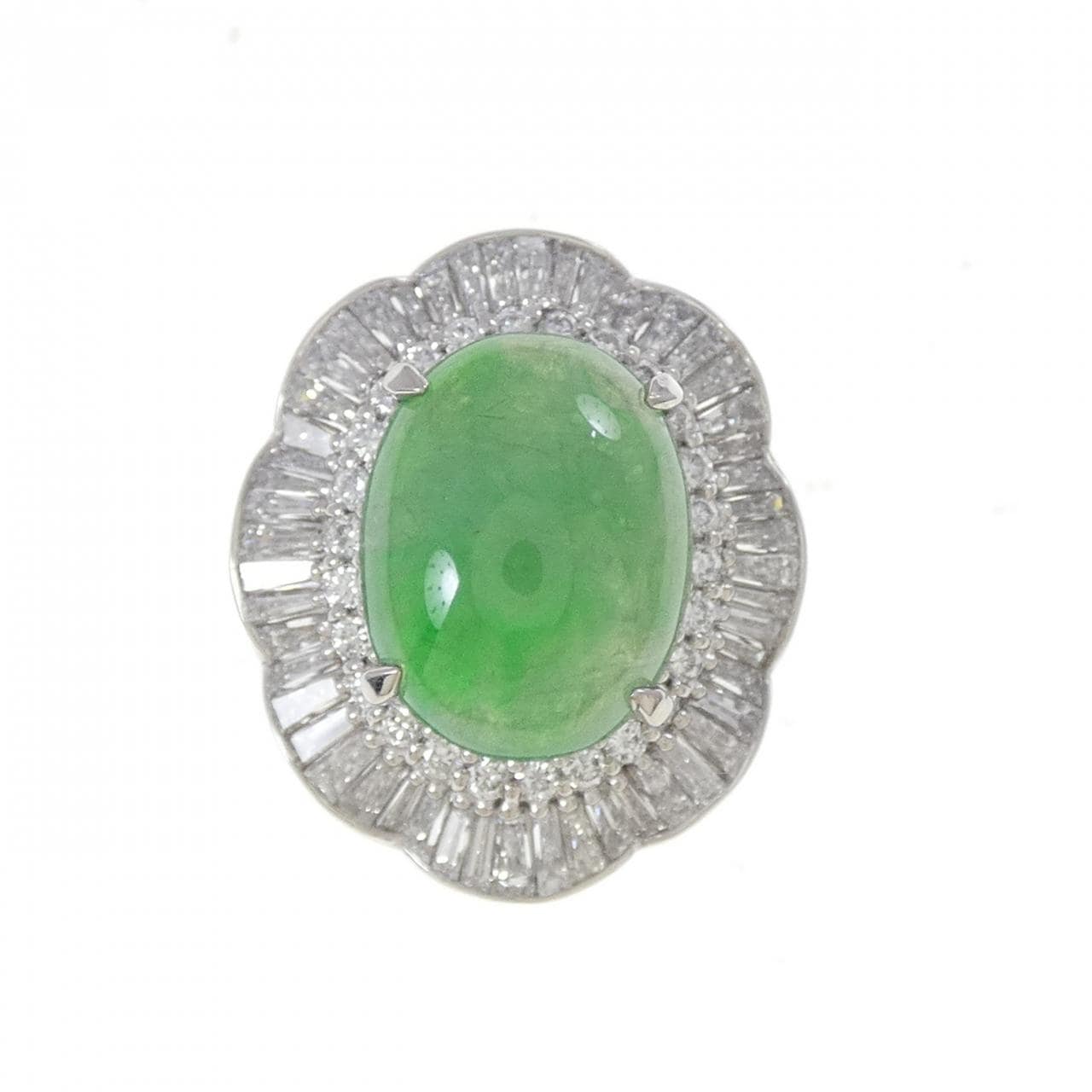 PT900 ヒスイ リング 8.41CT