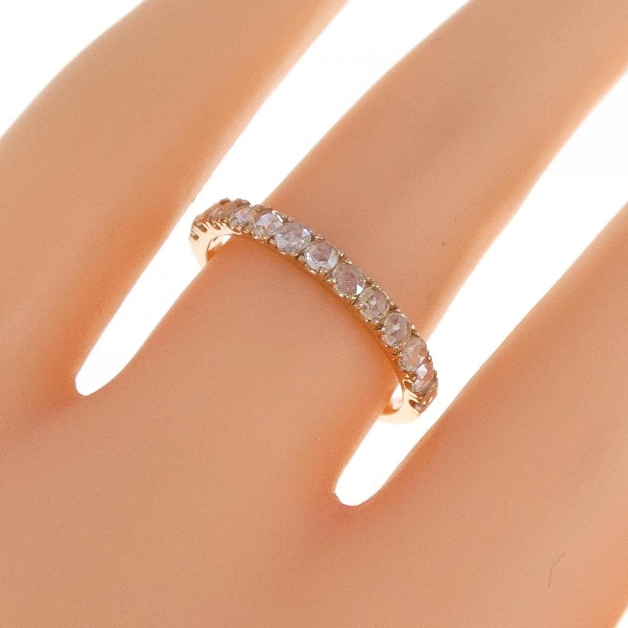 【新品】 K18YG鑽石戒指 0.35CT