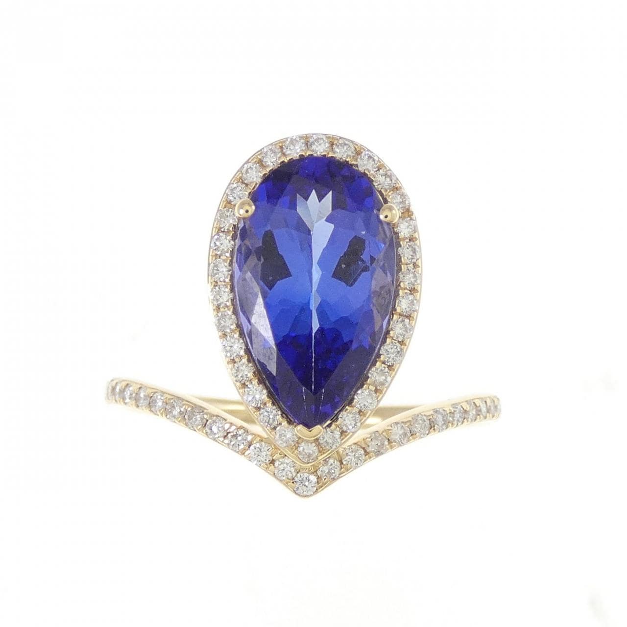 [BRAND NEW] K18YG Tanzanite Ring 2.25CT