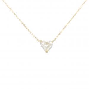 【リメイク】K18YG ダイヤモンド ネックレス 0.859CT H SI1 ハートシェイプ