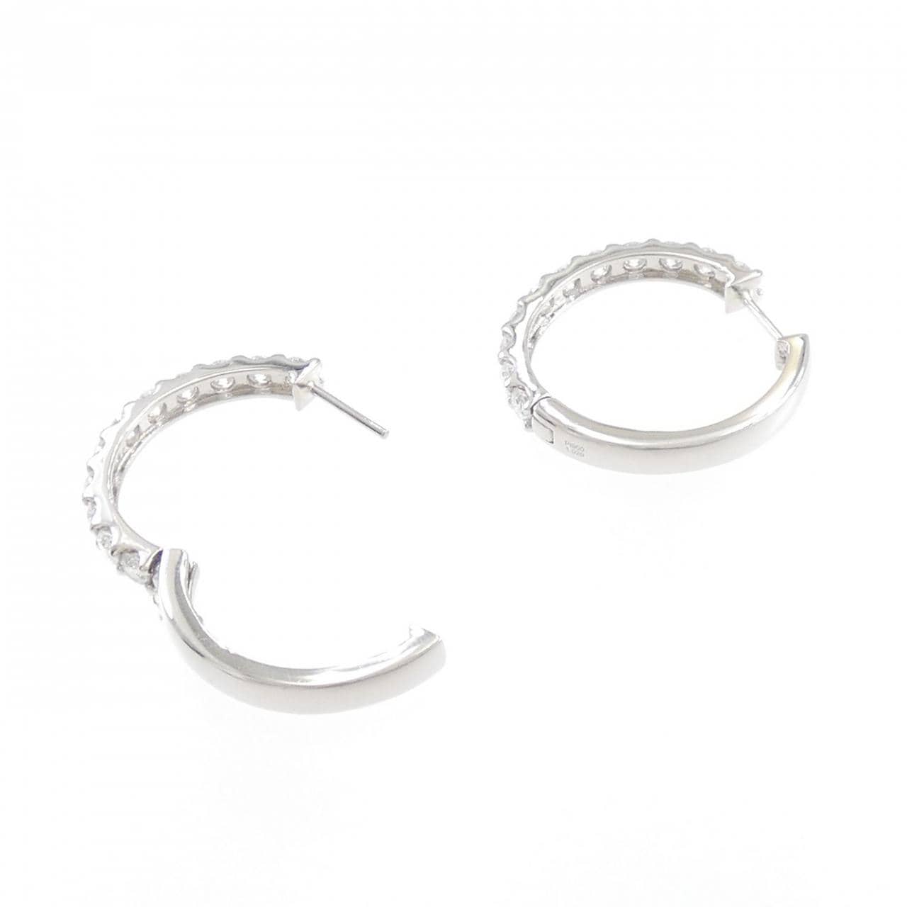 [BRAND NEW] PT900 Diamond Earrings 1.020CT 1.022CT E VS1-2 VG