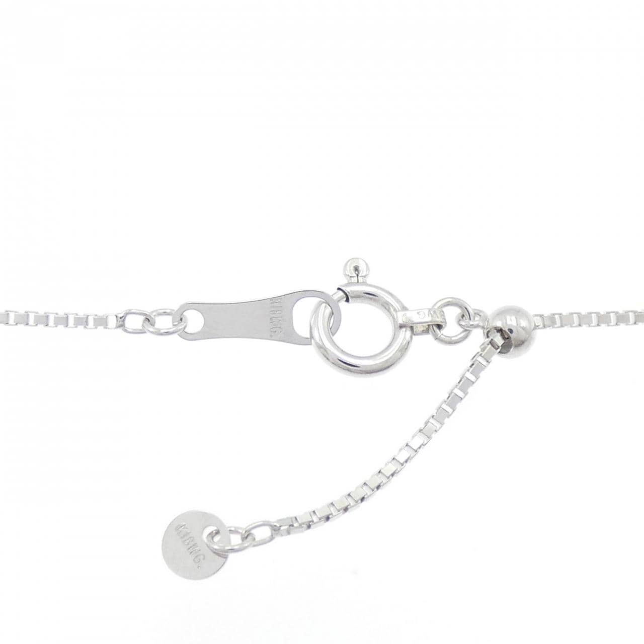 K18WG ルビー ネックレス 1.30CT