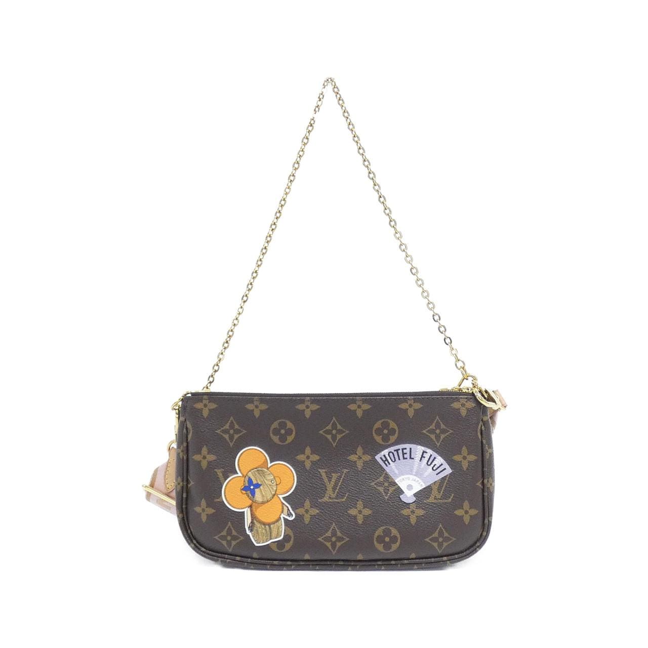 ルイヴィトン モノグラム(マイLVワールドツアー) ミュルティ ポシェット アクセソワール P01458 ショルダーバッグ