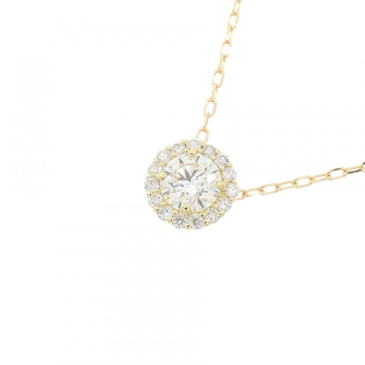K18YG ダイヤモンド ネックレス 0.348CT