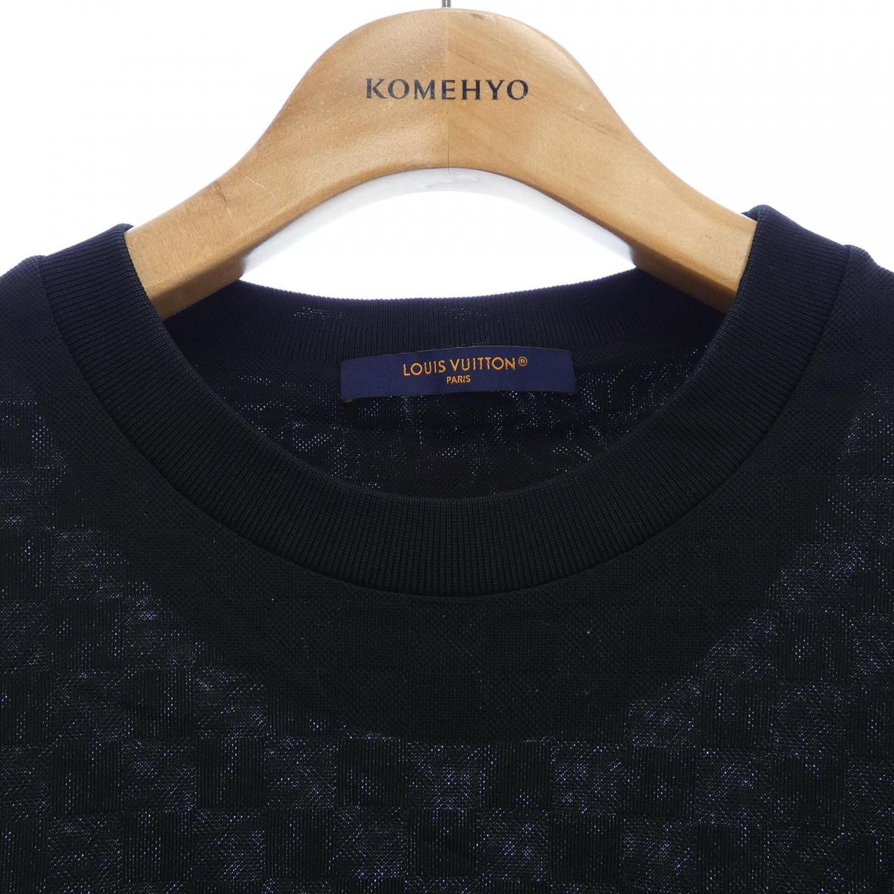 ルイヴィトン LOUIS VUITTON エンベリッシュドダミエピケTシャツ HTY10WJUV Tシャツ