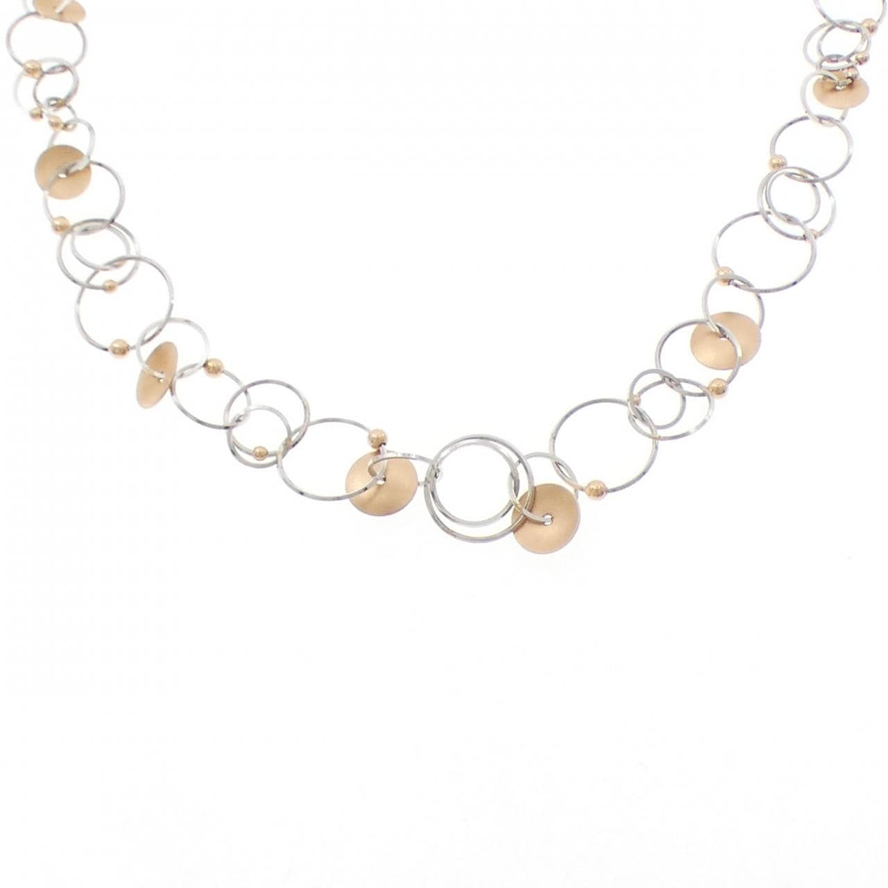 Ginza Tanaka K18WG/K18PG Necklace