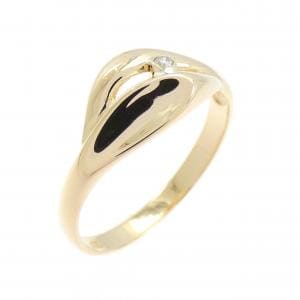 K18YG ダイヤモンド リング